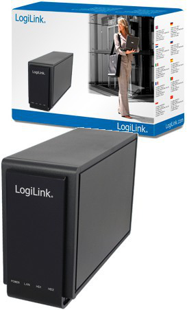 LogiLink 2-Bay Gigabit NAS Server – image 2