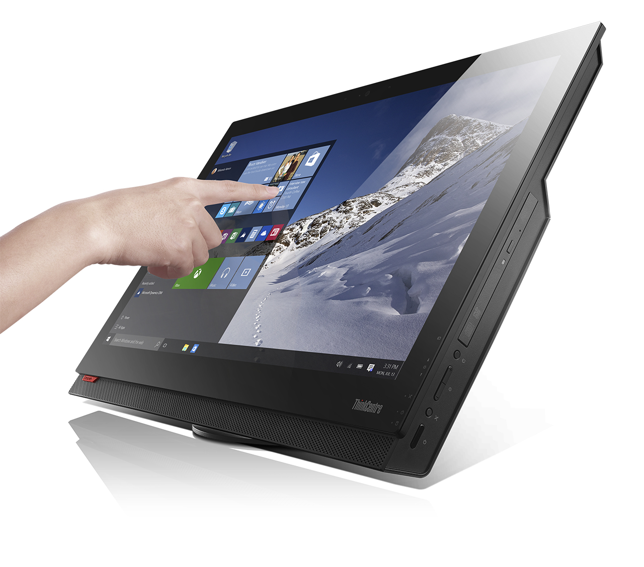 Lenovo ThinkCentre M900z Intel® Core™ i5 i5-6400 60.5 cm (23.8″) 1920 x 1080 pixels All-in-One PC 8 GB DDR4-SDRAM 500 GB HDD Windows 10 Home Black image 3