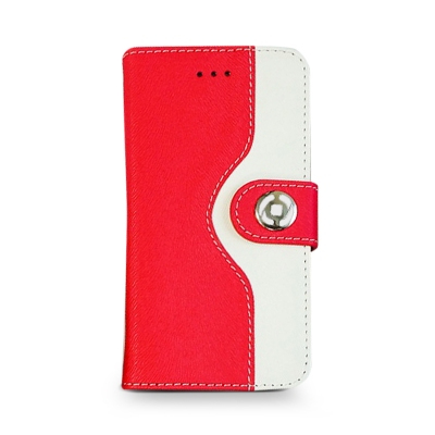 Celly ONDAIPH6PK mobile phone case Folio Red, White – image 1