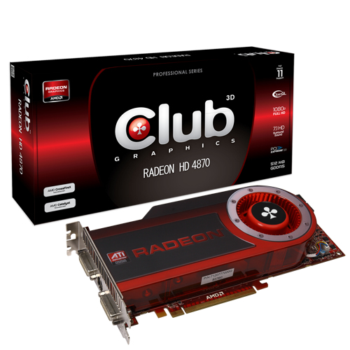 CLUB3D Radeon HD 4870 512MB GDDR5