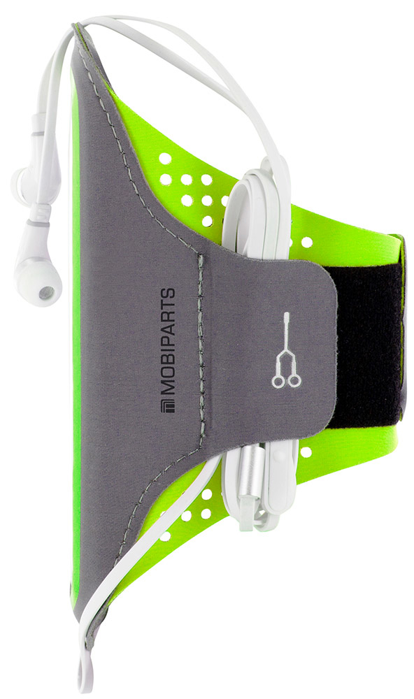 Mobiparts Comfort Fit Sport Armband Apple iPhone XS Max Neon Green – image 3