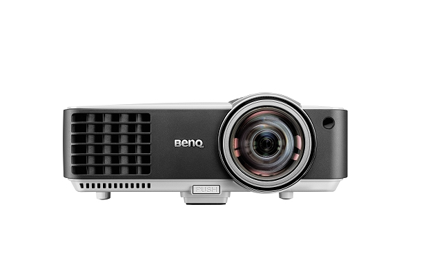 BenQ MW824ST data projector Short throw projector 3200 ANSI lumens DLP WXGA (1280x800) 3D Black, Silver