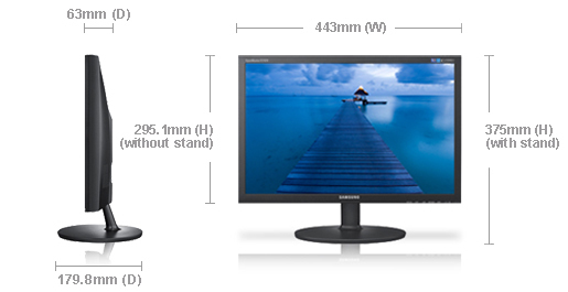 Samsung E1920NW computer monitor – image 2