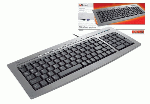 Trust Slimline Keyboard KB-1400S FR – image 2