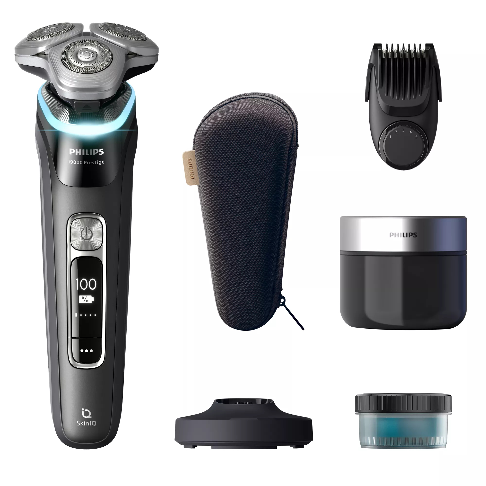 Philips i9000 Prestige XP9200/33 Wet & Dry Electric Shaver with SkinIQ – image 1