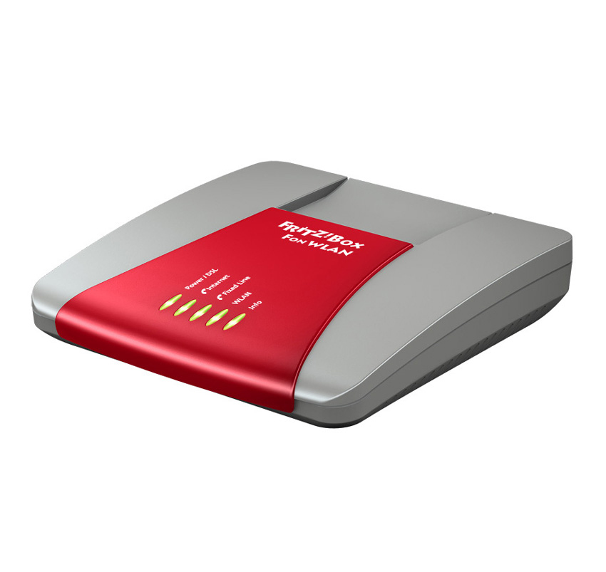 FRITZ! 7113 wireless router Red