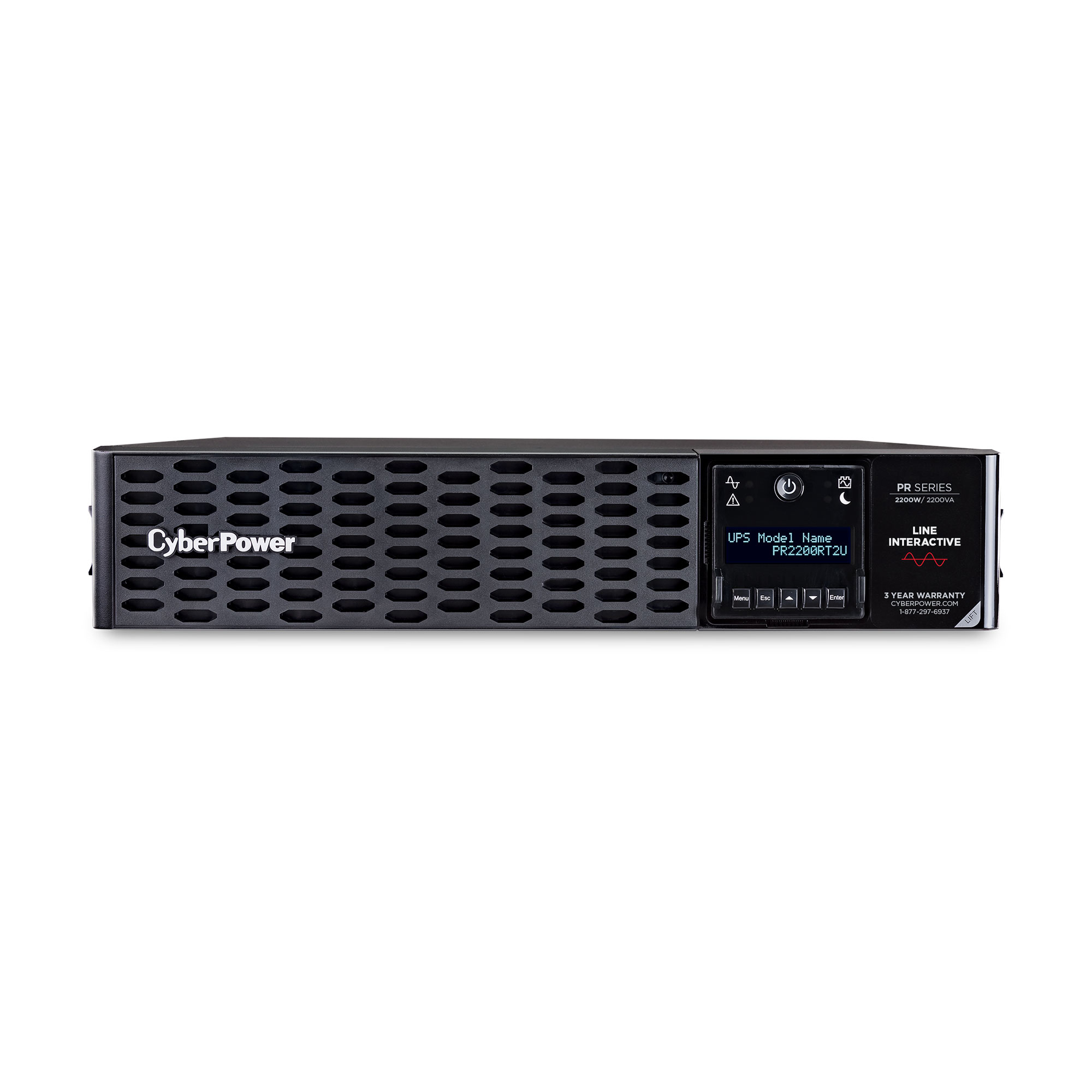 CyberPower PR2200RT2U uninterruptible power supply (UPS) Line-Interactive 2.2 kVA – image 1