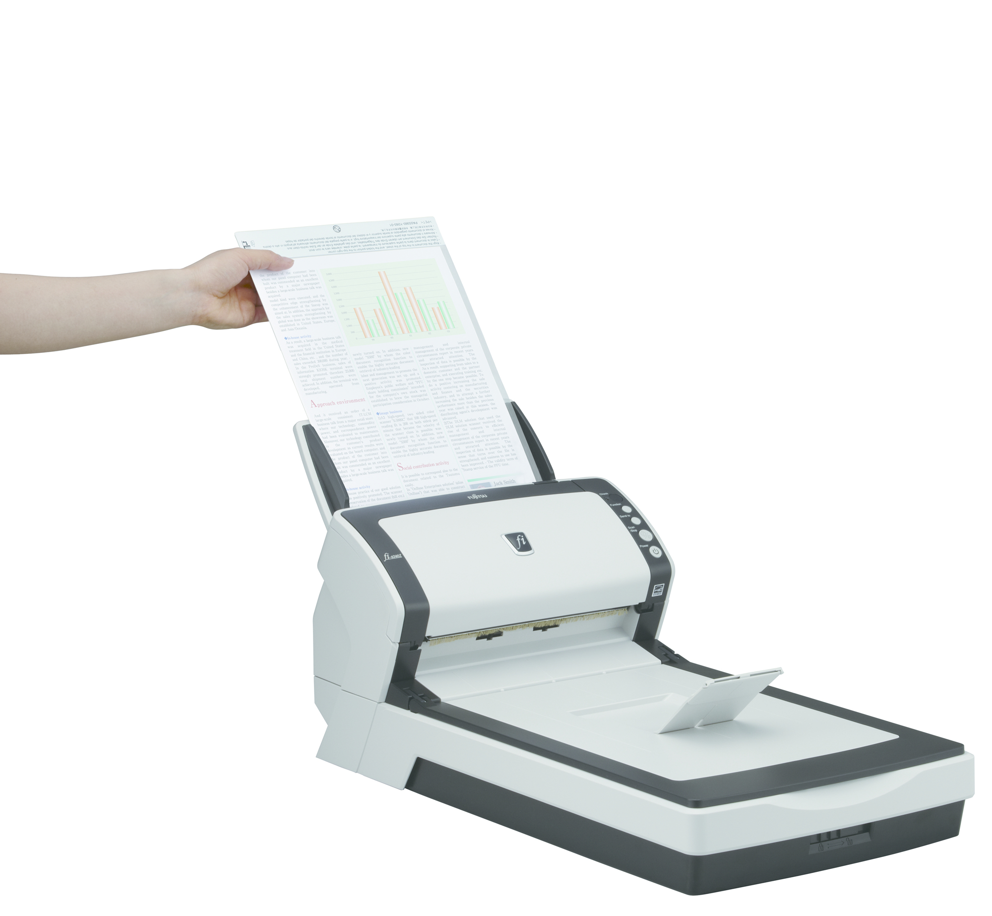 Fujitsu fi-6240Z Flatbed & ADF scanner – image 3