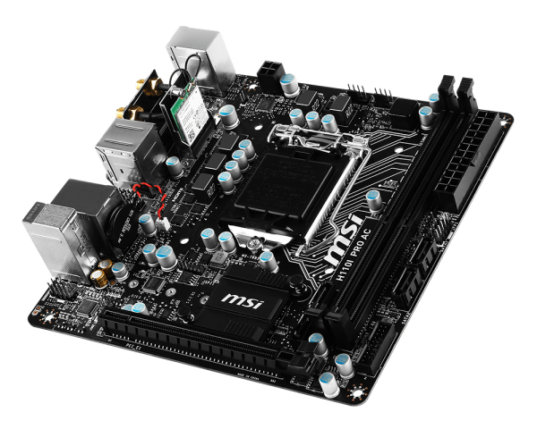 MSI H110I PRO AC motherboard Intel® H110 LGA 1151 (Socket H4) mini ITX image 2
