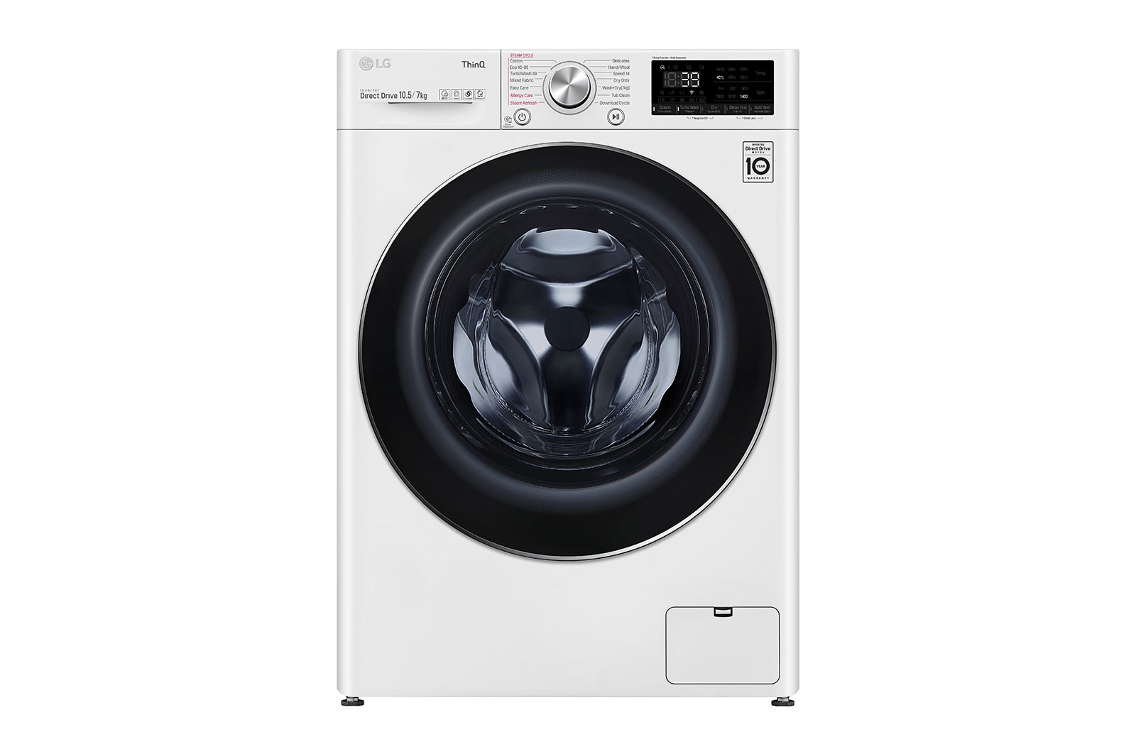 LG F4DV710S2E washer dryer Freestanding Front-load White