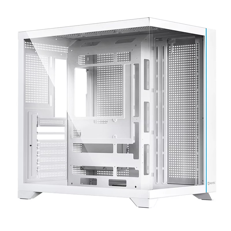 Hiditec H3 PRO Midi Tower Transparent, White image 3