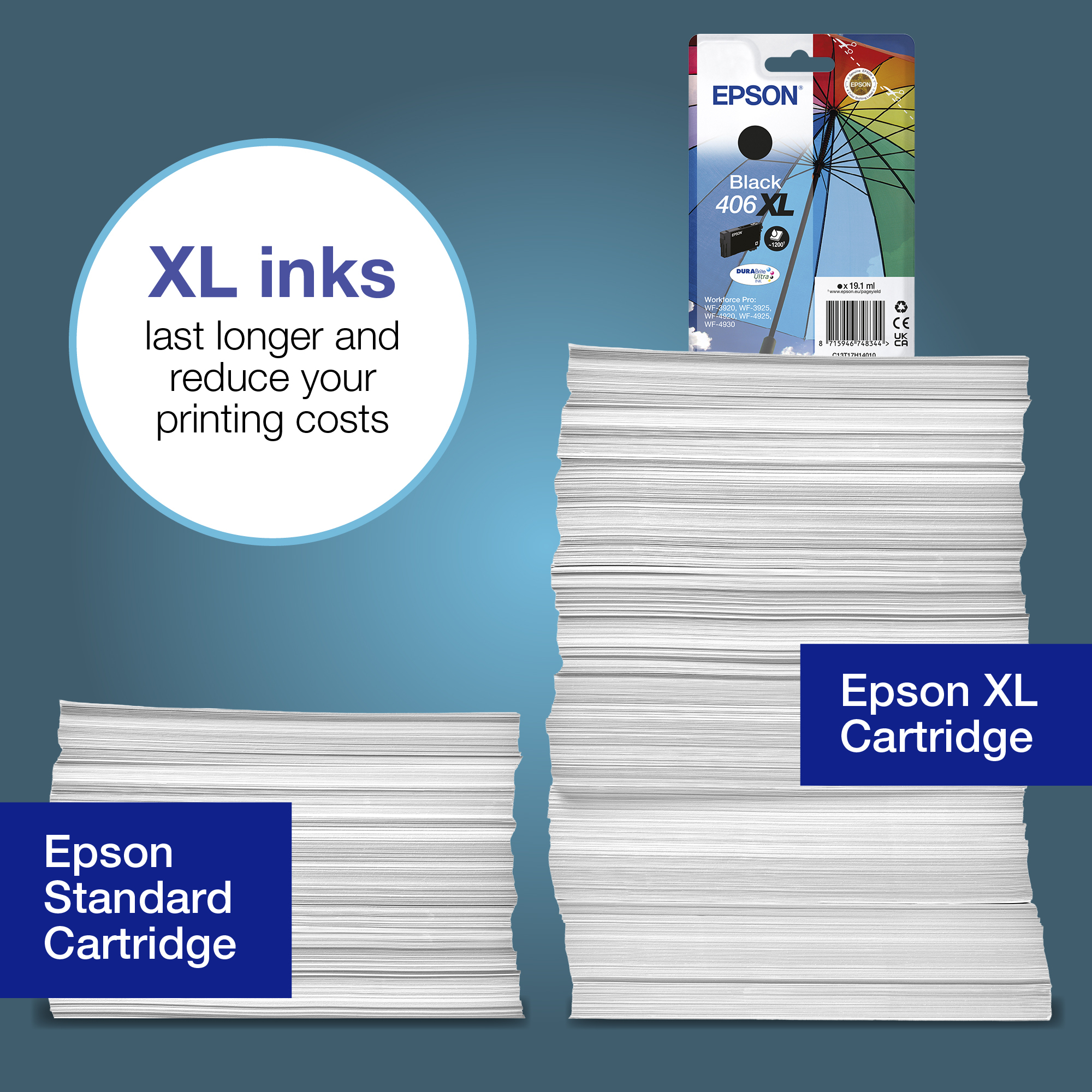 Epson Sglpack BK 406XL DURABrite Ultra Ink RF/ – image 2