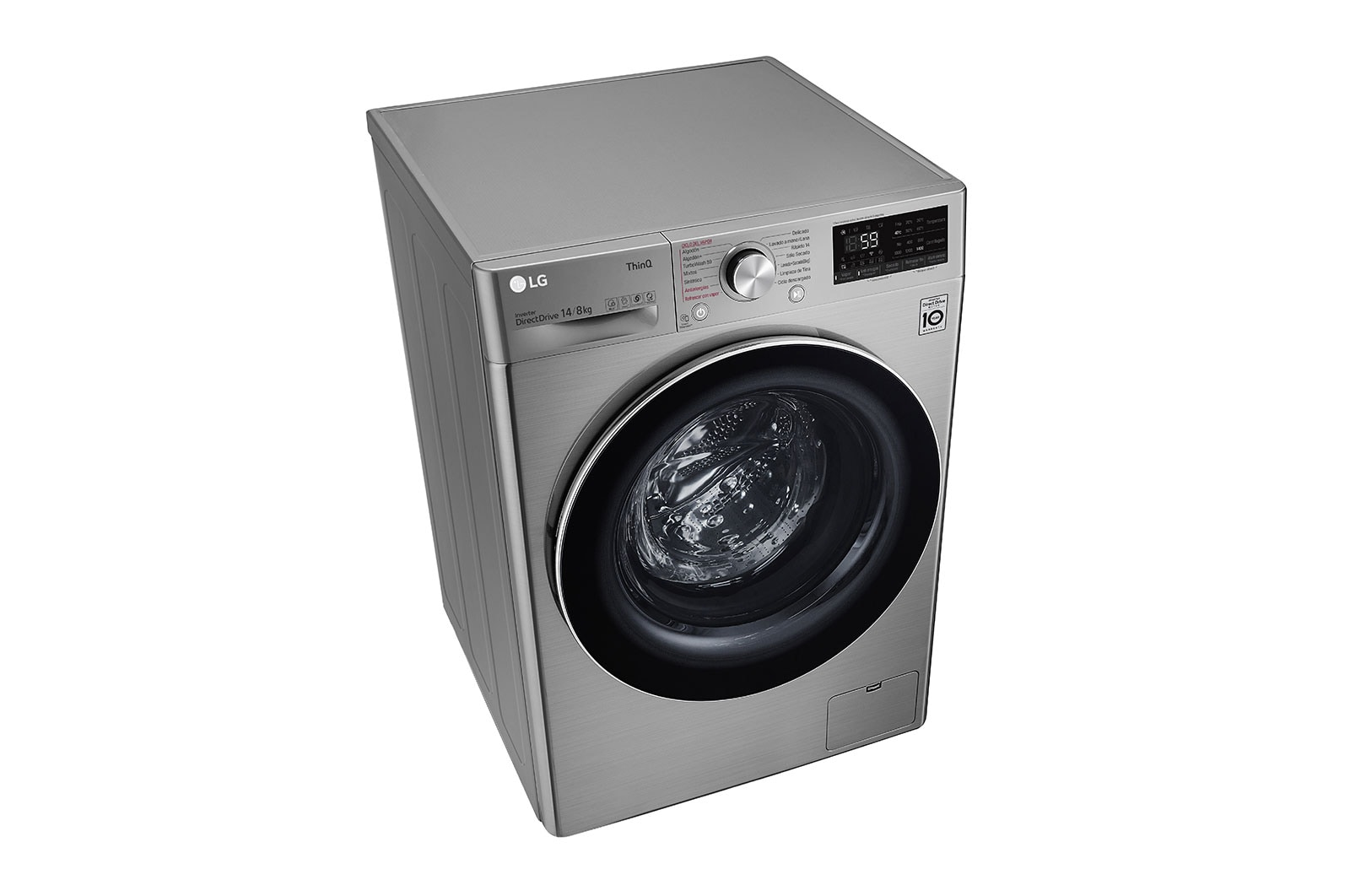 LG WD14VV3S6C washer dryer Freestanding Front-load Stainless steel – image 8