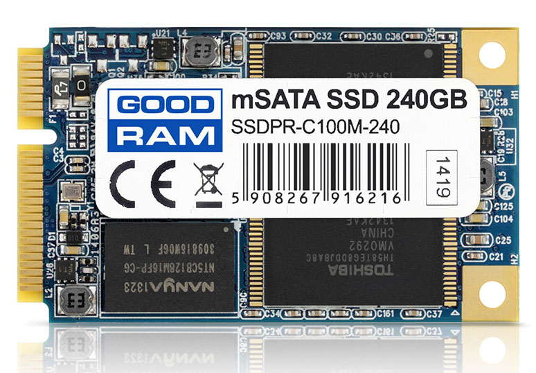 Goodram C100m 240 GB mSATA Serial ATA MLC