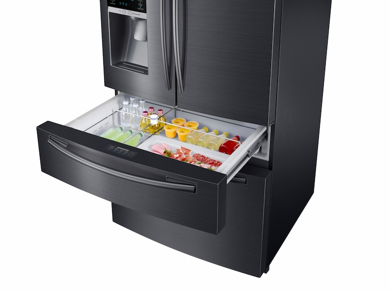Samsung RF25HMEDBSG side-by-side refrigerator Freestanding – image 4