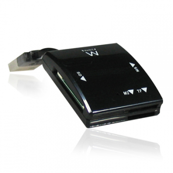 Ewent EW1043 card reader USB 2.0 Black – image 1