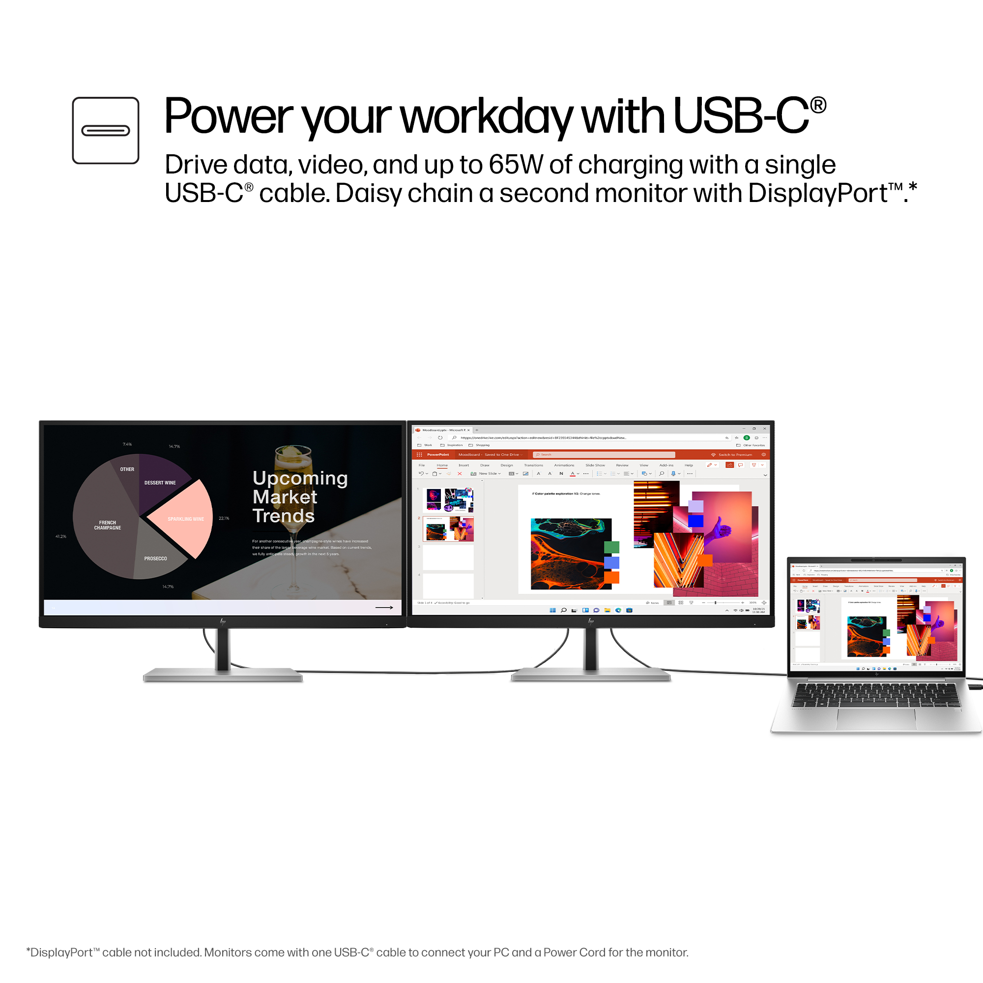 HP E27u G5 QHD USB-C Monitor – image 4