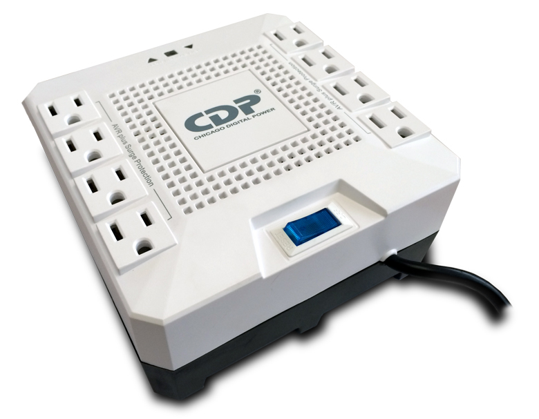 Regulador CDP R-AVR1808 - 1800va/1000w - 8 Contactos - R-AVR1808