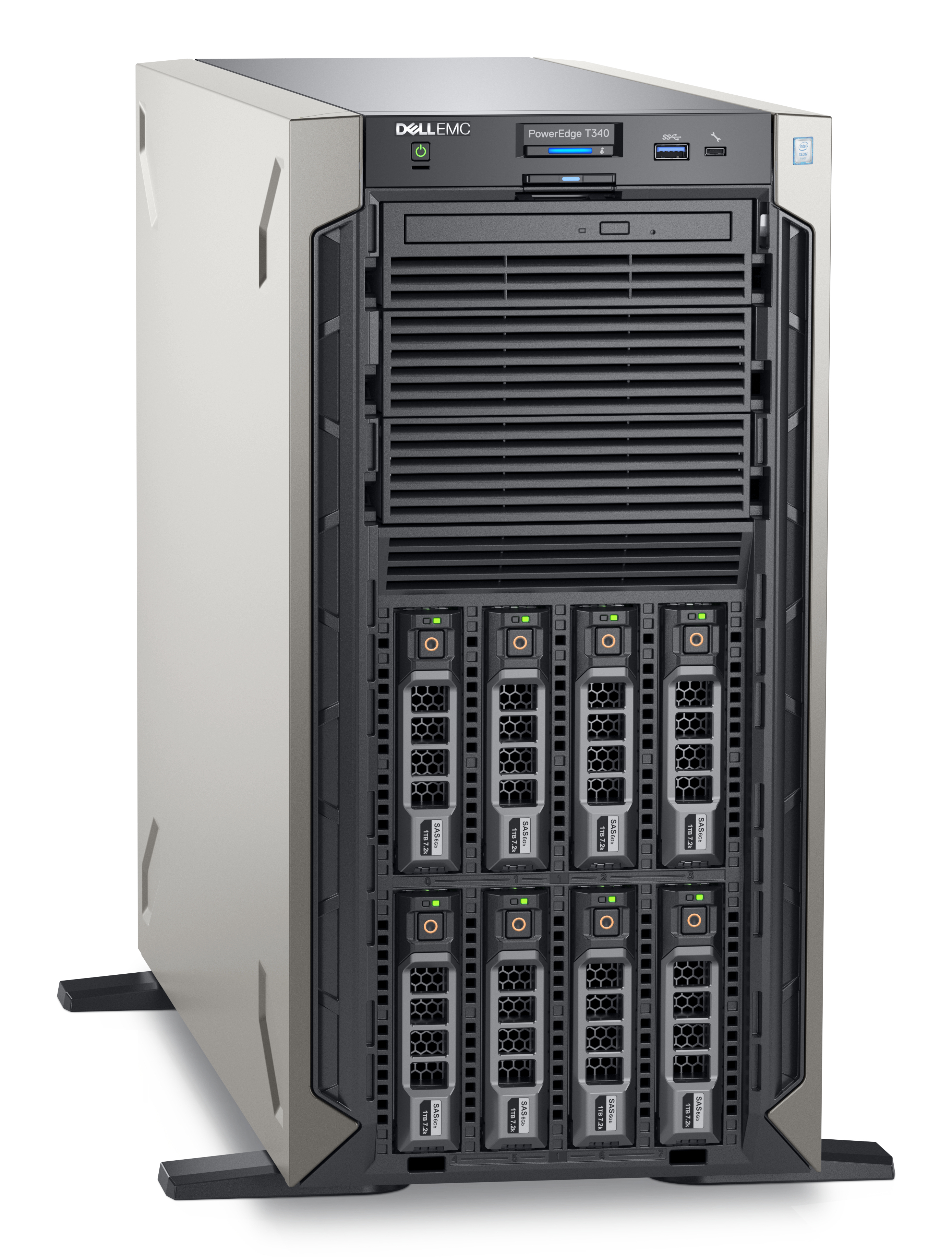 製品データ DELL PowerEdge T340 サーバ 1 TB タワー Intel Xeon E E