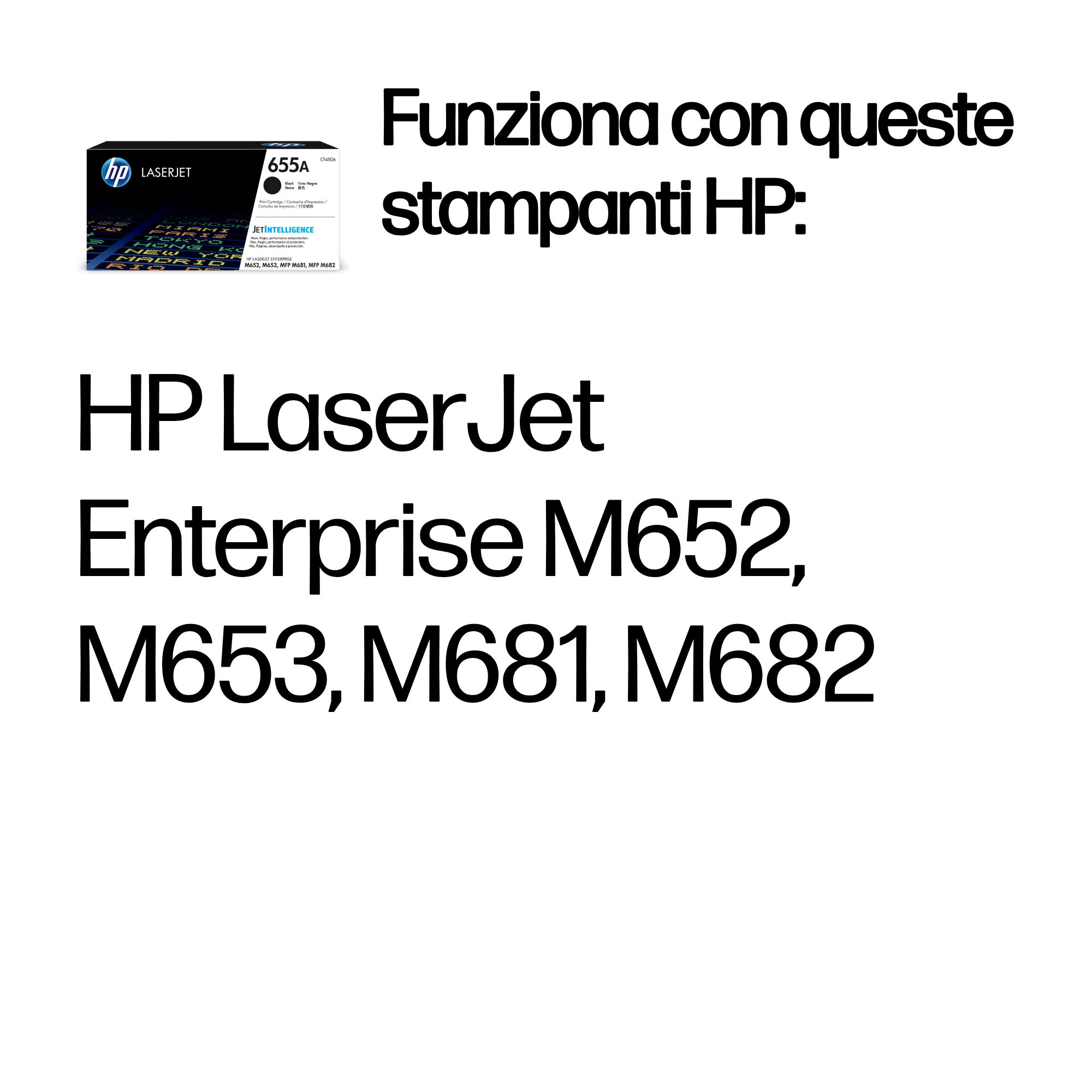 HP 655A Black LaserJet Toner Cartridge - Toner - [K] - Miniatura 2