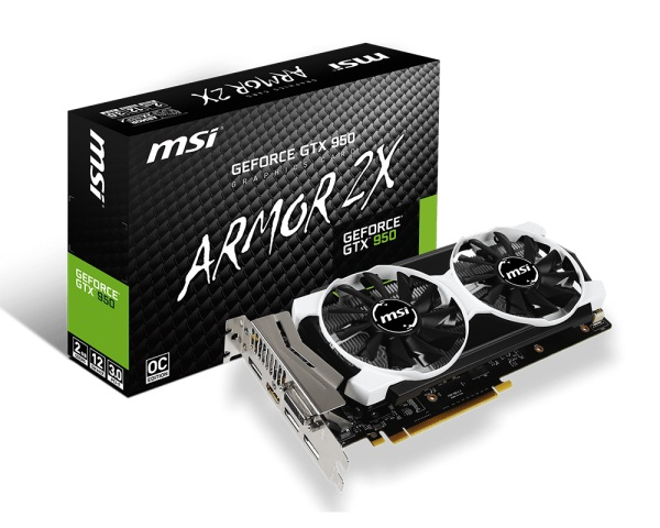 MSI GEFORCE GTX 950 2GD5T OC – image 4