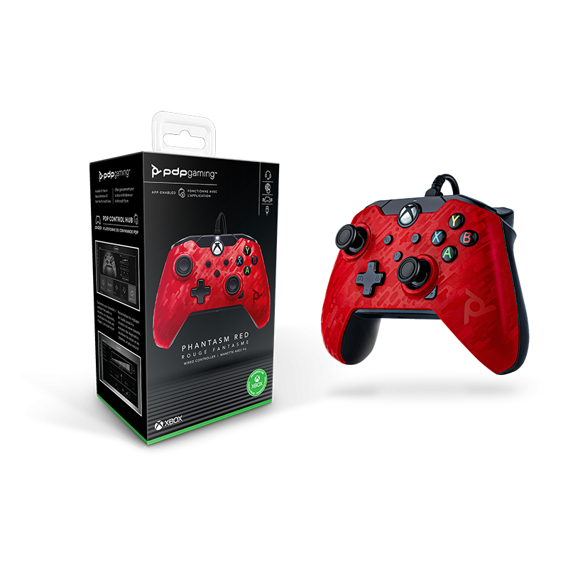 PDP 049-012-EU-CMRD Gaming Controller Red USB Gamepad Analogue / Digital PC, Xbox, Xbox One – image 6