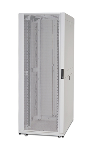 APC NetShelter SX Networking Enclosure with Sides - Rack cabinet - grey, RAL 7035 - 42U - 19"