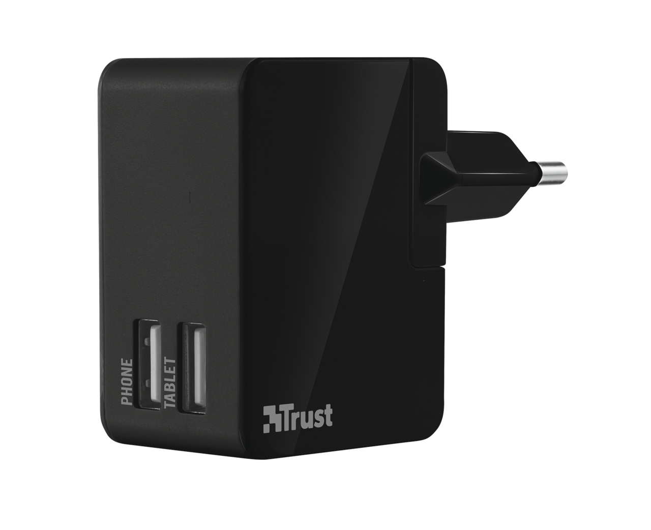 Trust International Travel Charger w/ 2 USB ports – image 1