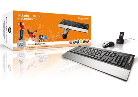 Conceptronic Wireless Spanish Keyboard & Mouse – image 2