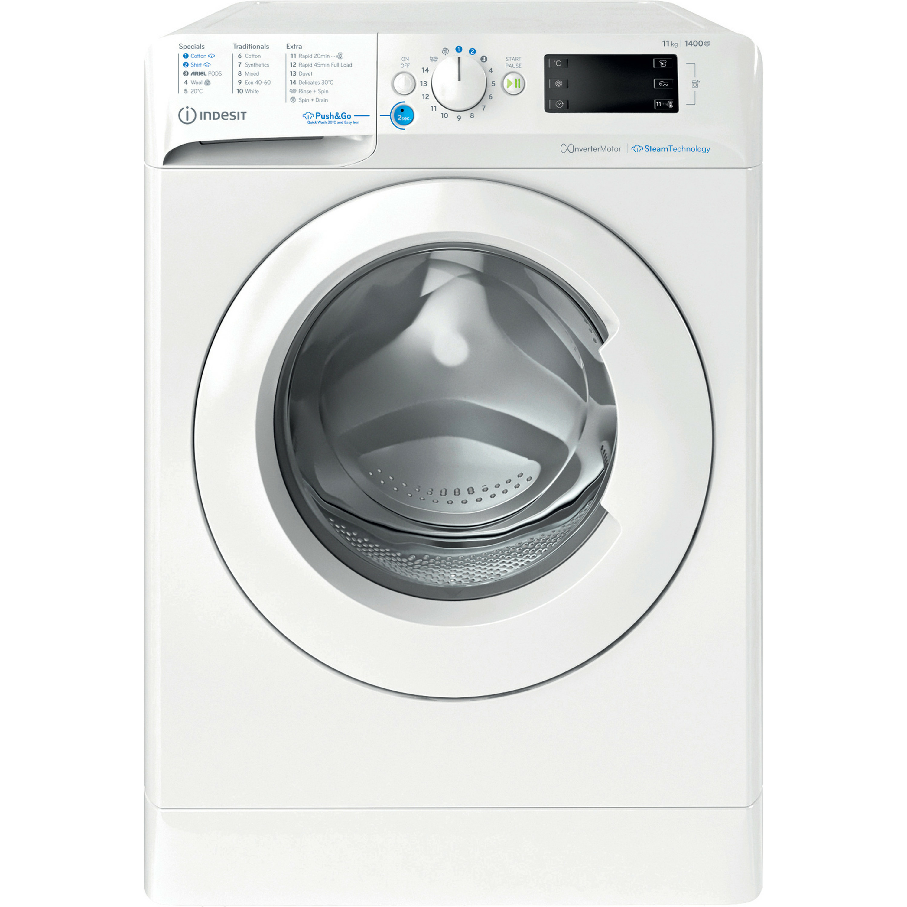 Indesit BWE 111496X WV UK — vue 1 sur 8