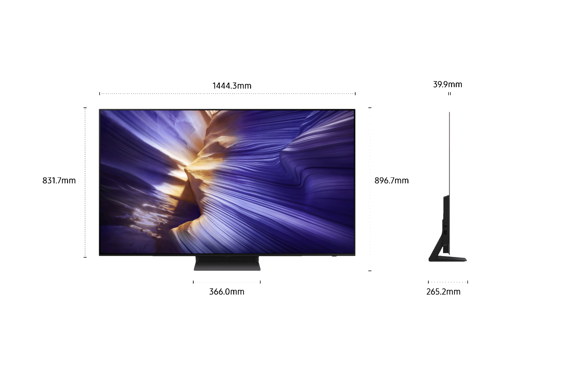 Télévision SAMSUNG TQ65S92FATXXC OLED 65″ 4K UHD 144 Hz HDMI 2.1 x4 — photo 12