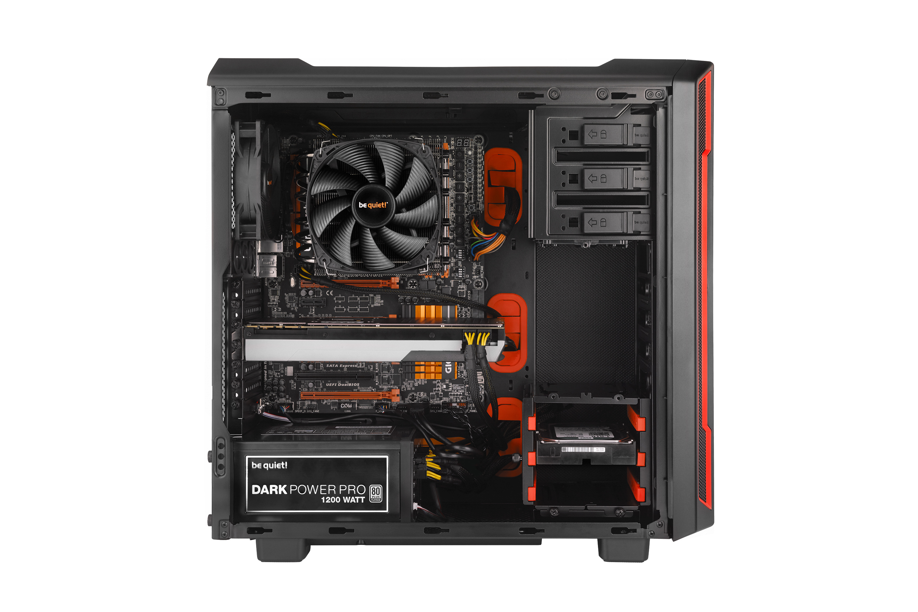 be quiet! Silent Base 600 Desktop Black, Red image 6