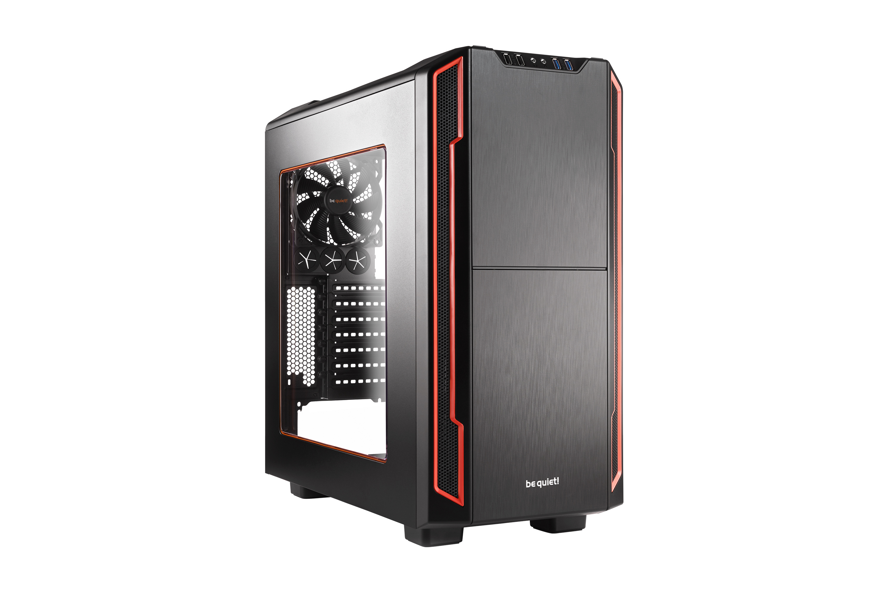 be quiet! Silent Base 600 Desktop Black, Red image 1