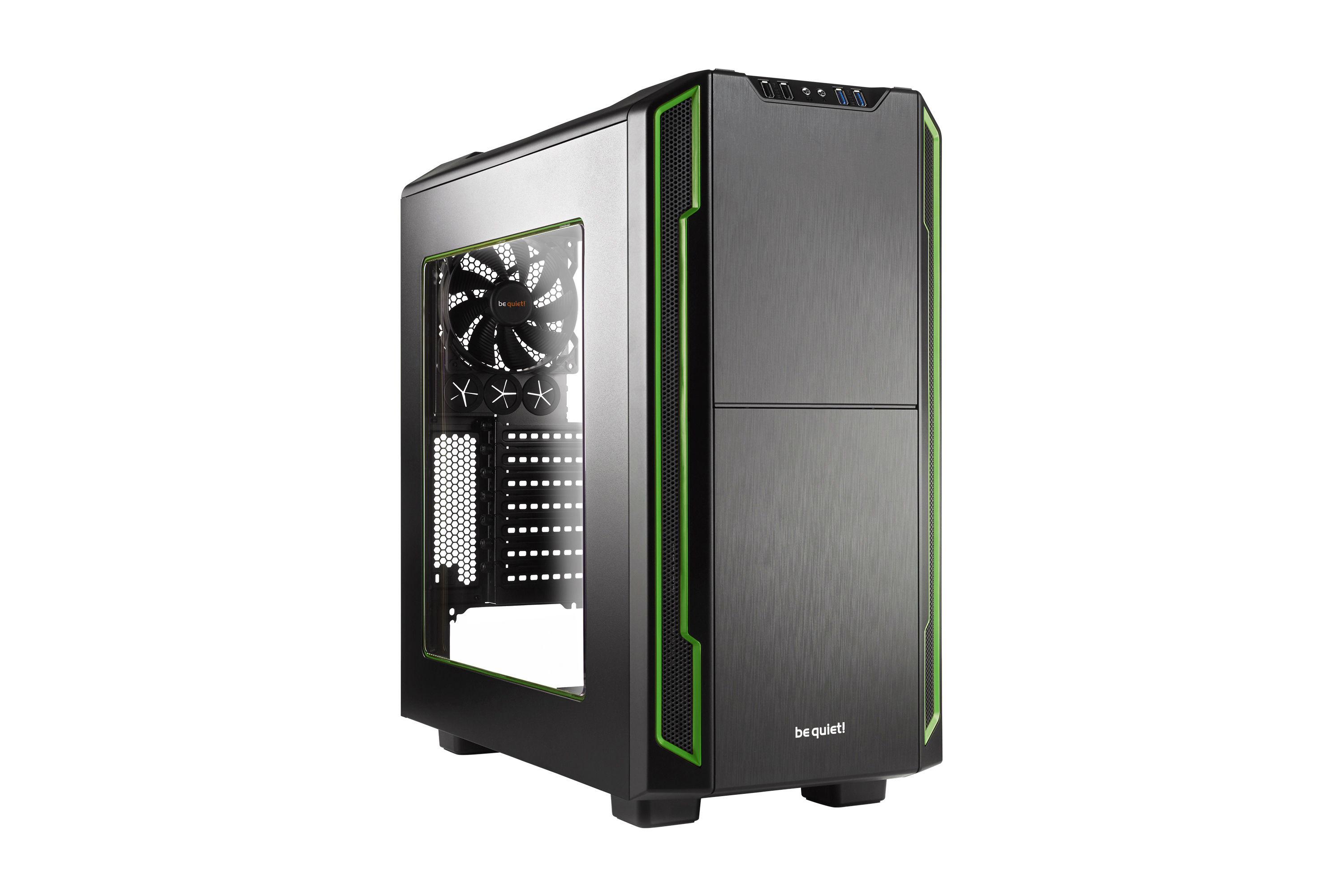 be quiet! Silent Base 600 Desktop Black, Green image 1