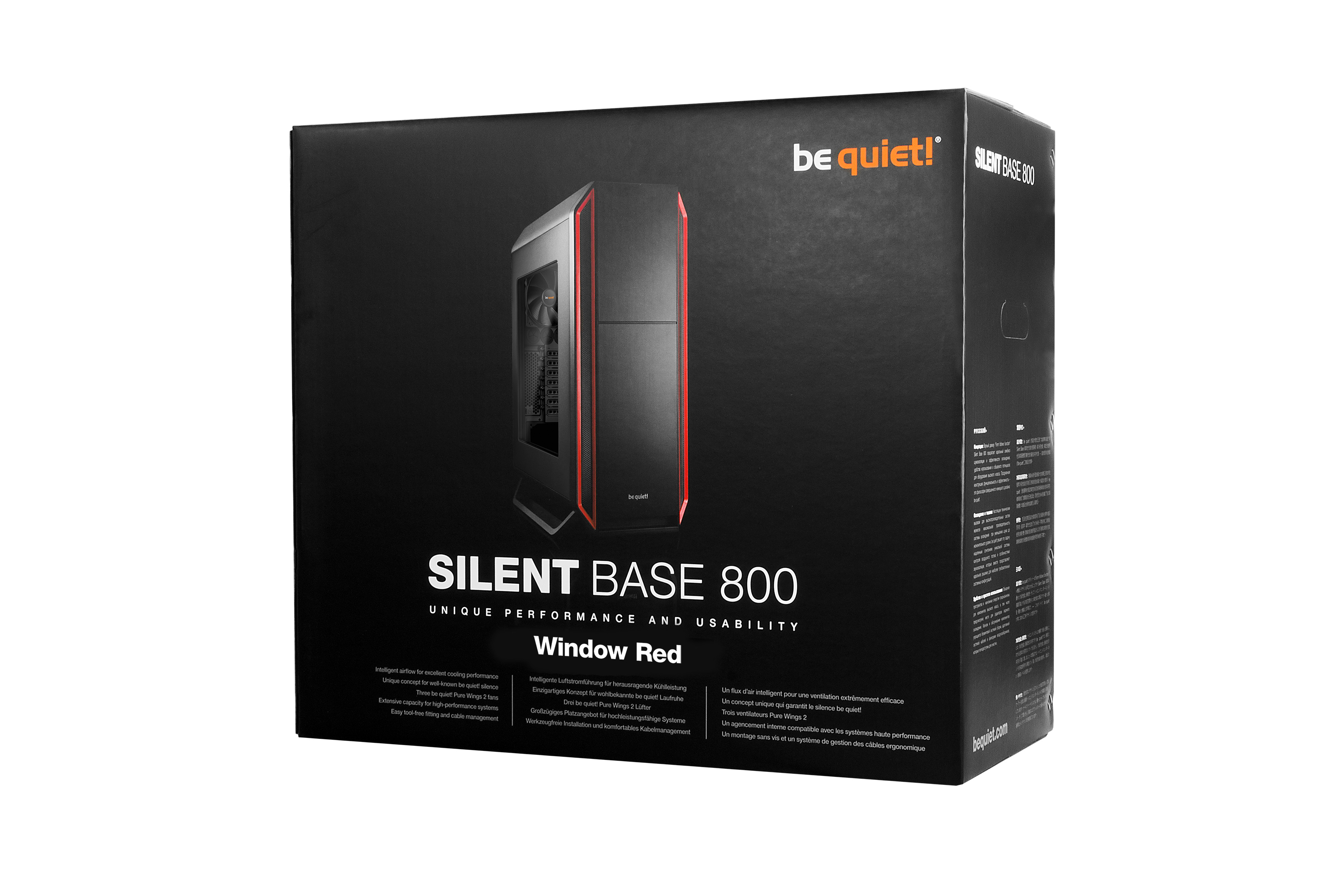 be quiet! Silent Base 800 Tower Black, Red image 8