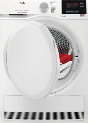 AEG T6DBG720N сушилка для белья Отдельно стоящий Фронтальная загрузка 7 kg Белый