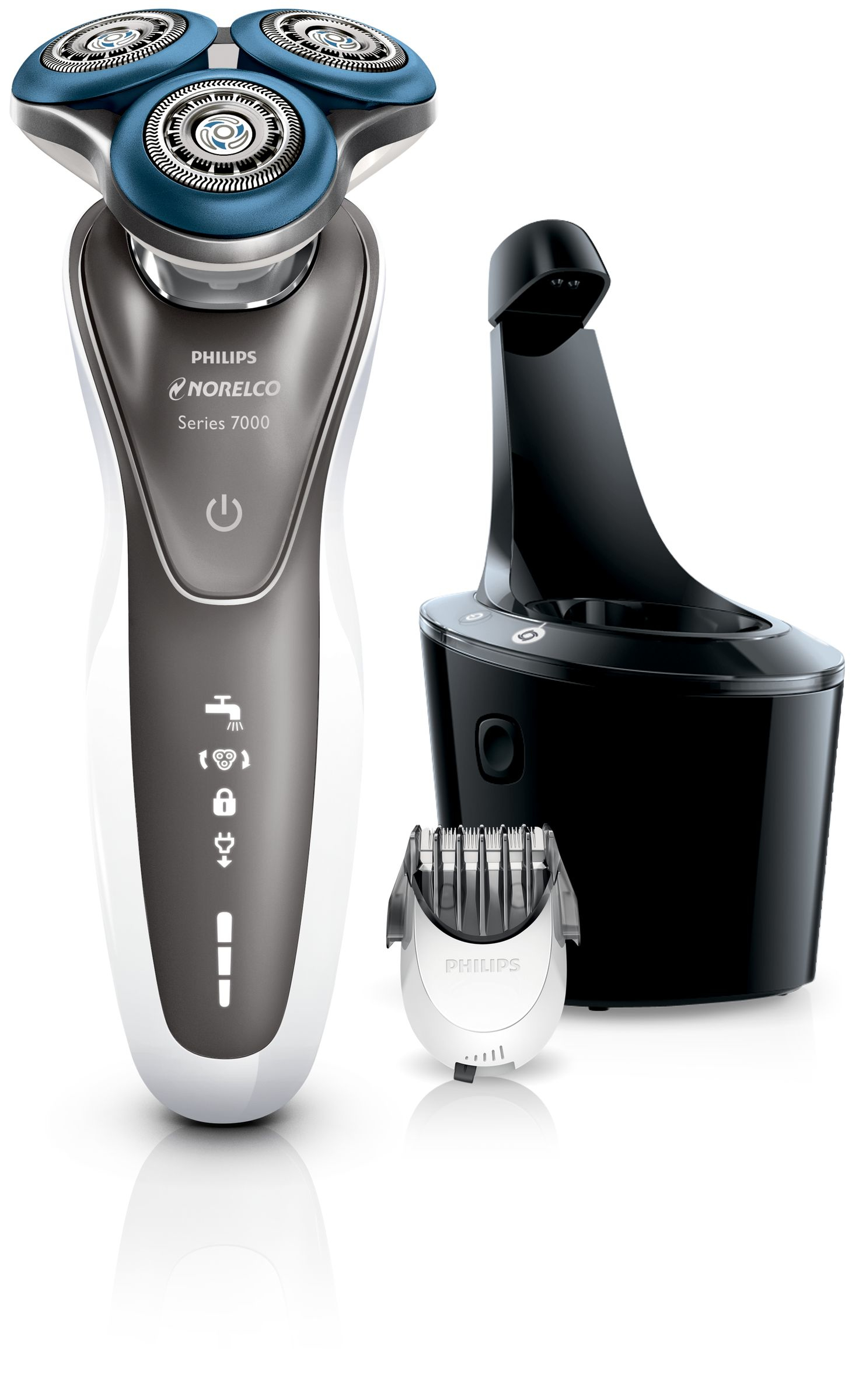 Philips Norelco Shaver 7700 S7720/85 men's shaver Rotation shaver Grey, White – image 1