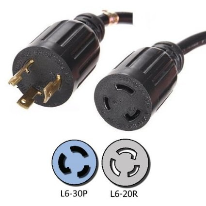 APC L6-30P - L6-20R Adapter 0,3 m