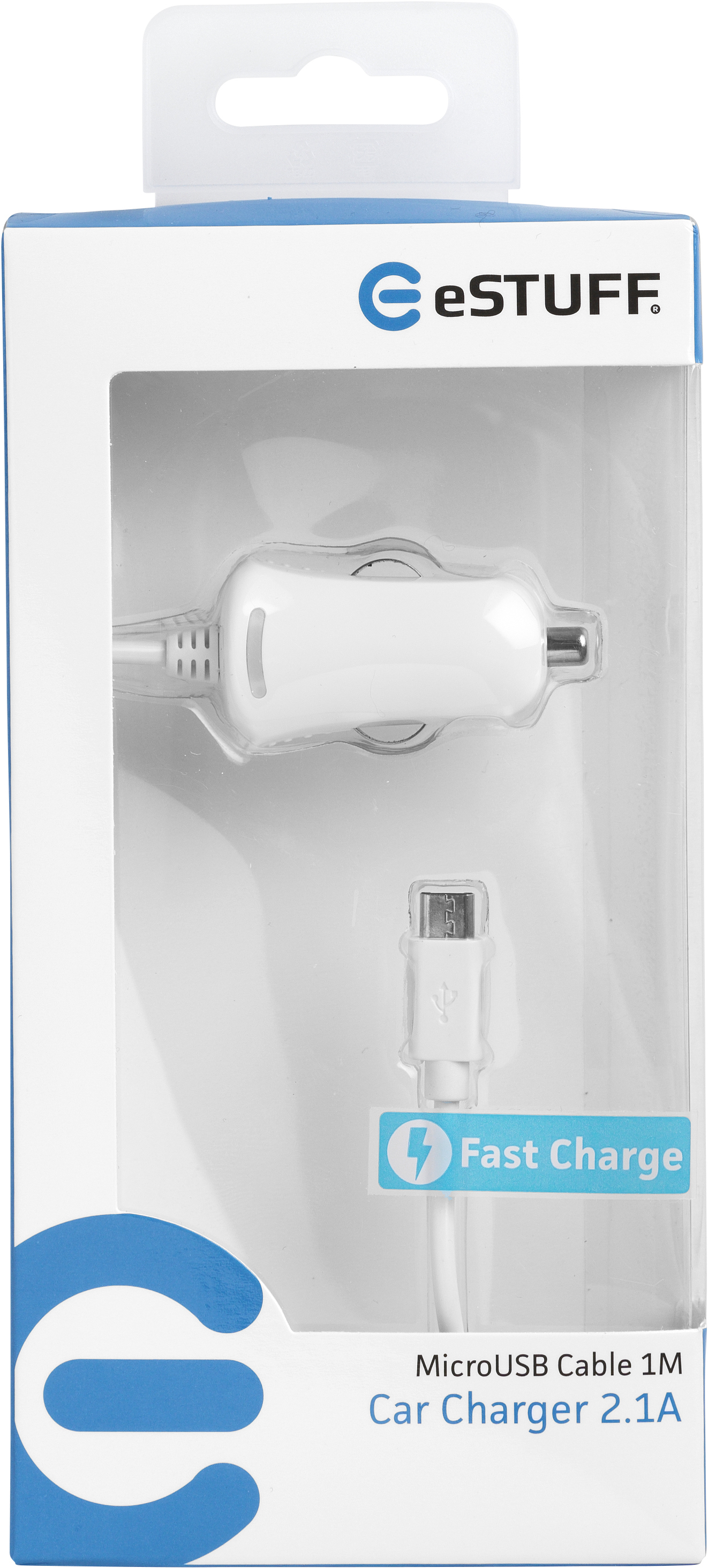 eSTUFF ES80108 mobile device charger Digital camera, Headphones, Headset, Mobile phone, Portable speaker, Power bank, Smartphone, Smartwatch, Tablet White Cigar – image 2