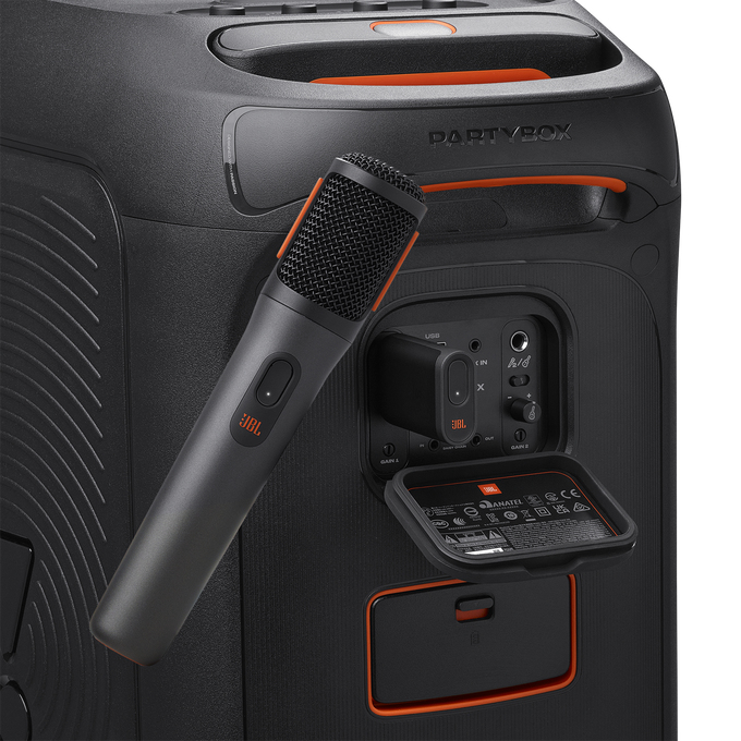 JBL PartyBox Wireless Mic Black Microphone set image 8