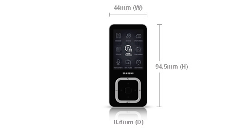 Samsung YP-Q3AB MP3/MP4 player – image 4