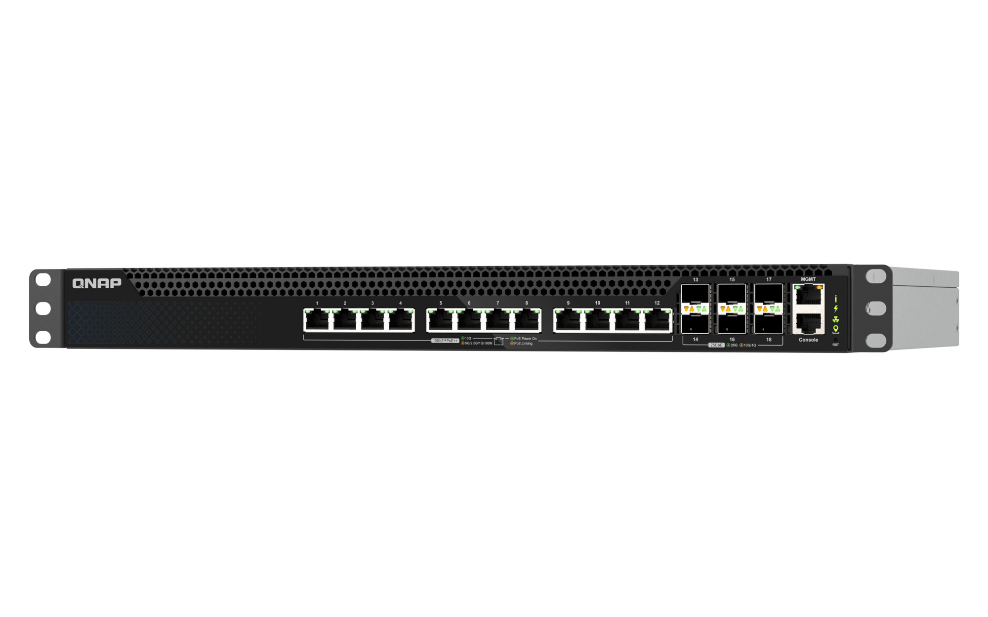 QNAP QSW-M5218P-6F12T network switch Managed L3 – image 4