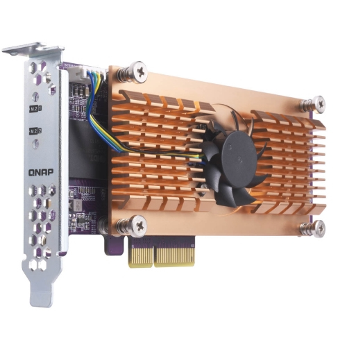 QNAP QM2-2P interface cards/adapter Internal PCIe – image 1
