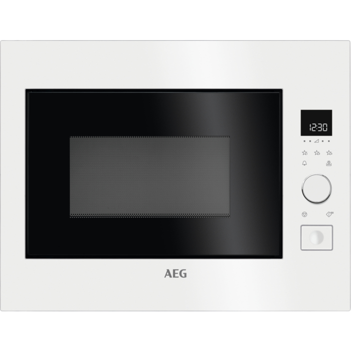 AEG MBE2658S-W White Grill microwave Built-in – image 1