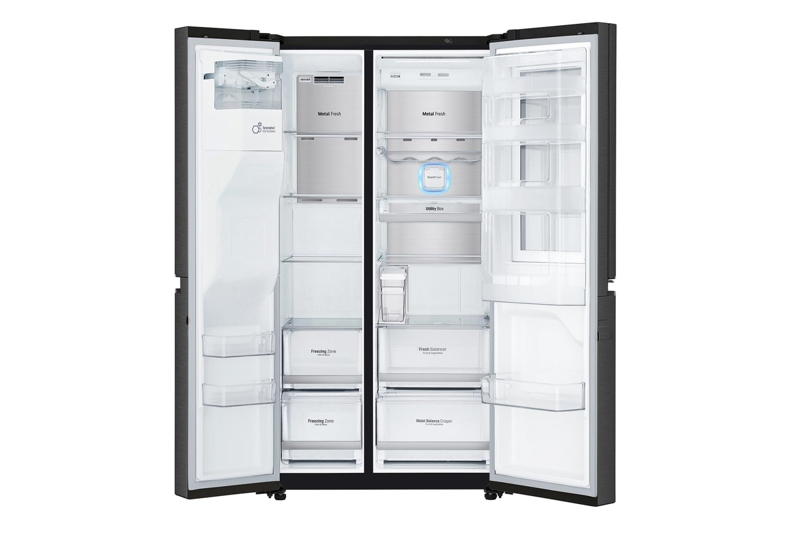 LG GSX961MCCE side-by-side refrigerator Freestanding – image 3