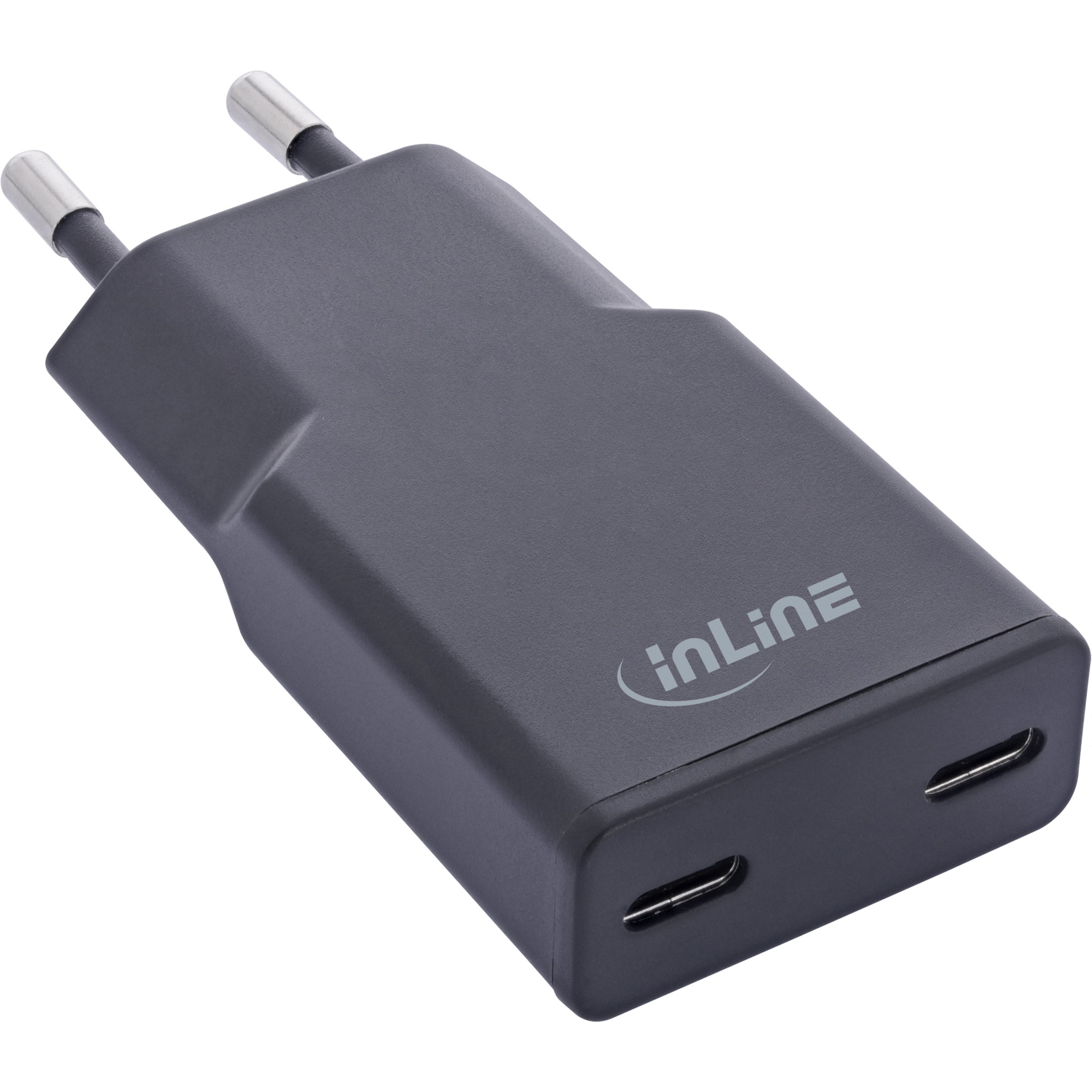 InLine USB power supply charger Dual USB-C, PD, PPS – image 2