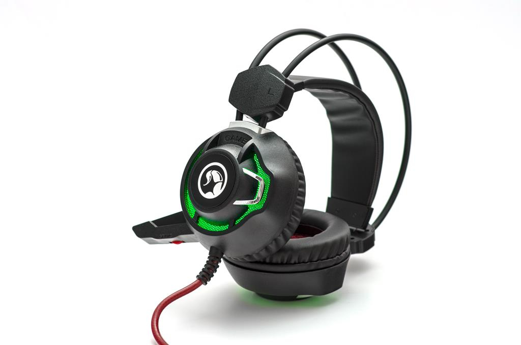 itek ITH8956 headphones/headset Wired Head-band Gaming Black image 12