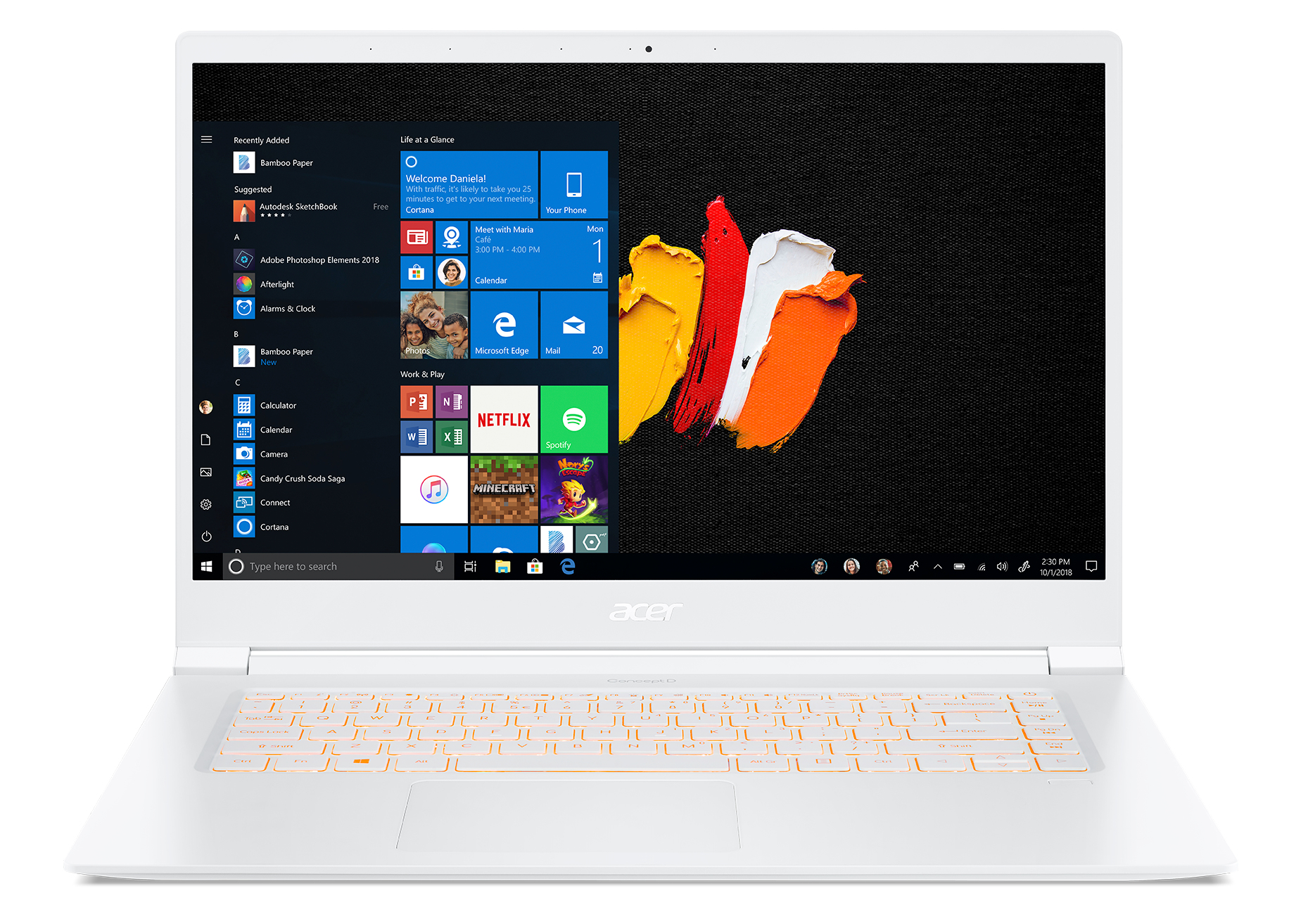 Acer ConceptD CN515-51-72XV Intel® Core™ i7 i7-8705G Laptop – image 1