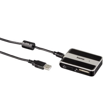 Hama 00039688 laptop dock/port replicator Black, Silver – image 1