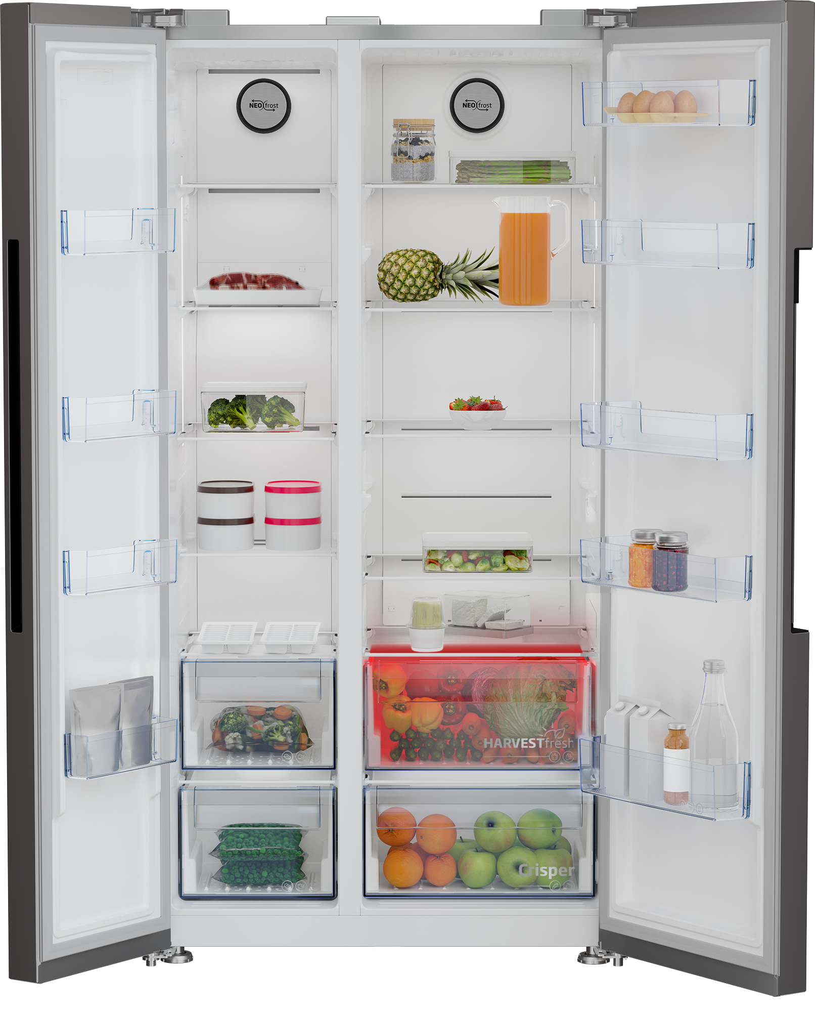 Beko GN163130SN side-by-side refrigerator Freestanding – image 4